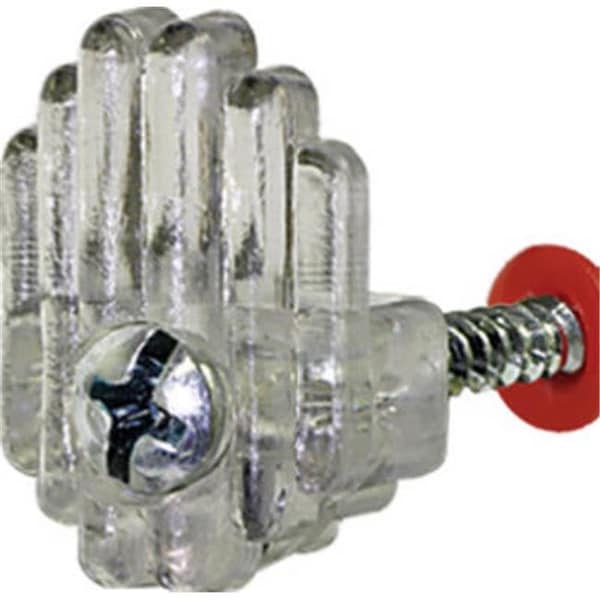 Hillman Fasteners 121144 Clear Mirror Holder & Anchor; 4 Pack